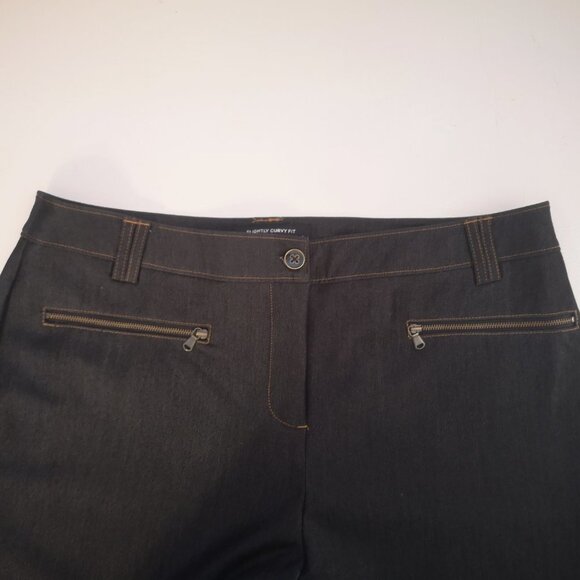 Penningtons Slightly Curvy Fit Ladies Black Size 14 Dress Pants - Picture 6 of 15